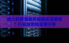  乙方为甲方提供位于香港的服务器托管服务