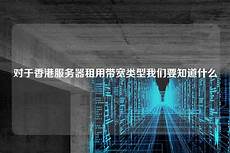 香港服务器带宽速度要求
